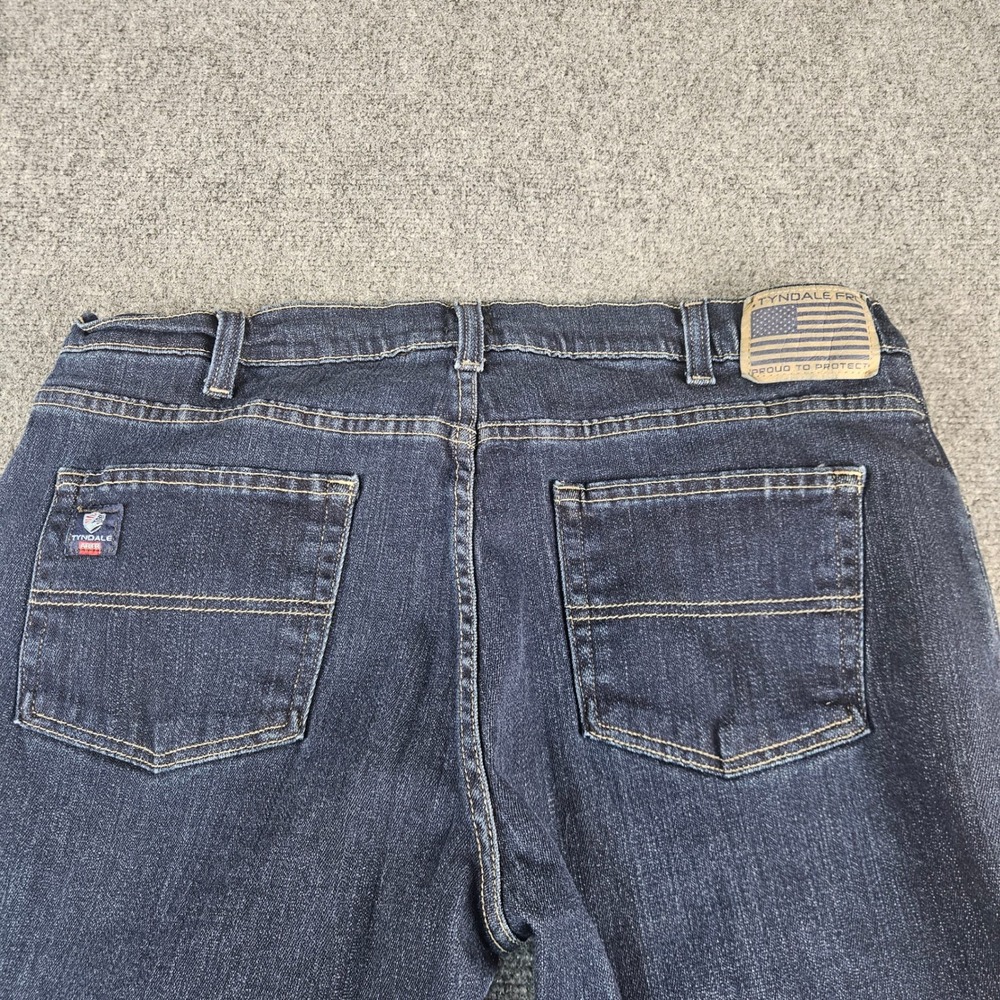 Tyndale FRMC Mens Flame Resistant FR Jeans Dark Wash Made in USA W36 L32 M24MT - Picture 12 of 15